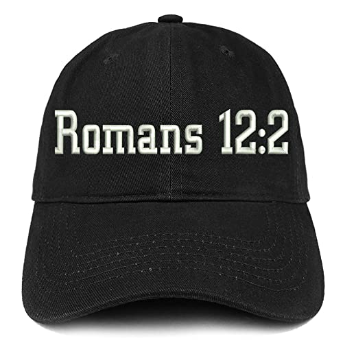 Trendy Apparel Shop Romans 12:2 Low Profile Soft Cotton Baseball Cap