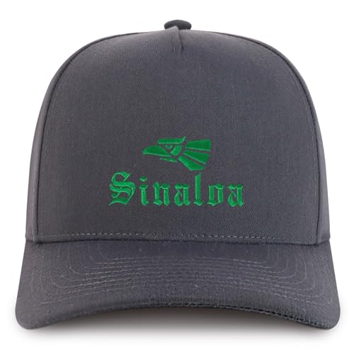Trendy Apparel Shop Sinaloa City of Mexico Embroidered 5 Panel Structured Baseball Cap
