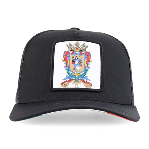 Trendy Apparel Shop Flag of Mexico State 5 Panel Mesh Back Snapback Cap