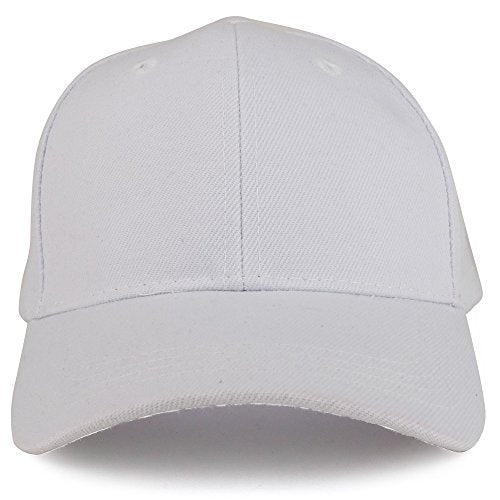 Trendy Apparel Shop Plain Youth Size Kid's Adjustable Structured Baseball Cap