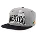 Trendy Apparel Shop Mexico Guadalupe Embroidered Flat Bill Snapback Cap