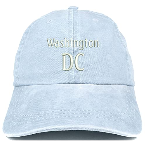 Trendy Apparel Shop Washington DC Embroidered Pigment Dyed Washed Baseball Cap