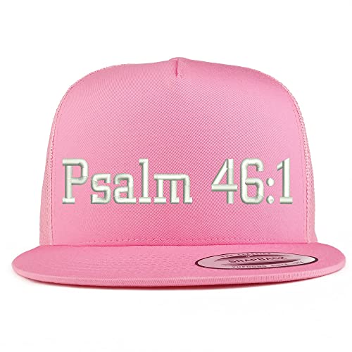 Trendy Apparel Shop Psalm 46:1 5 Panel Flatbill Trucker Cap