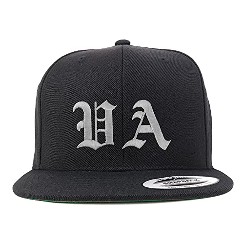 Trendy Apparel Shop Virginia VA Old English Embroidered Flatbill Snapback