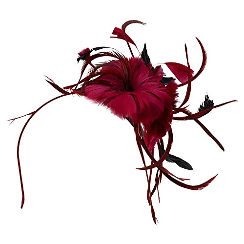 Trendy Apparel Shop Feathered Accented Lightweight Fascinators Headband