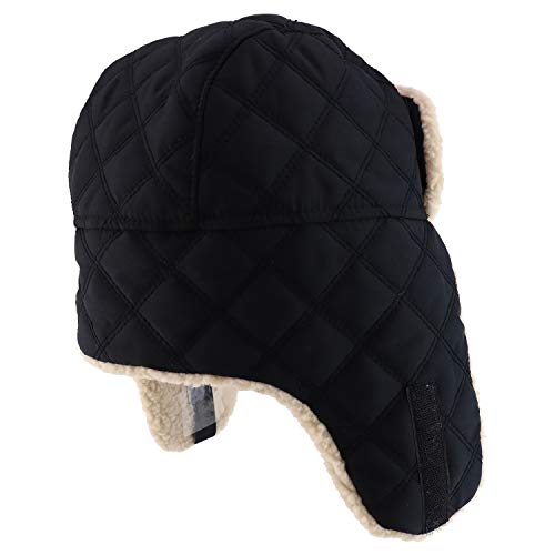Trendy Apparel Shop XXL Oversized Large Warm Winter Furlined Trooper Cap