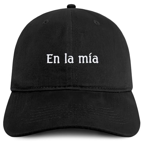 Trendy Apparel Shop En La Mia Embroidered Cotton Low Profile Dad Hat