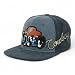 Trendy Apparel Shop Rodeo Design Embroidered Washed Cotton Flat Bill Snapback Cap