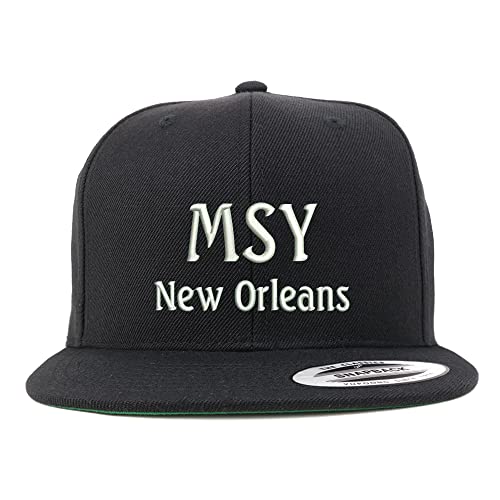 Trendy Apparel Shop MSY New Orleans Embroidered Flatbill Snapback