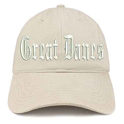 Trendy Apparel Shop Old English Great Danes Low Profile Soft Cotton Baseball Cap