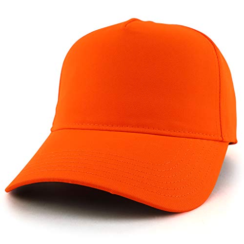 Trendy Apparel Shop Neon 5 Panel Structured Polyester Twill Baseball Cap