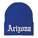 Trendy Apparel Shop Arizona State Old English Embroidered Long Cuff Beanie