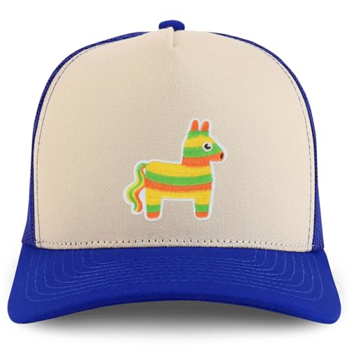 Trendy Apparel Shop Mexican Fiesta Pinata Donkey Embroidered Patch Trucker Cap
