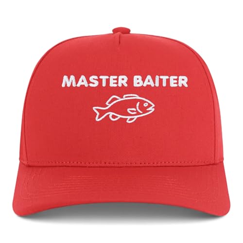 Trendy Apparel Shop Master Baiter Embroidered 5 Panel Structured Baseball Cap