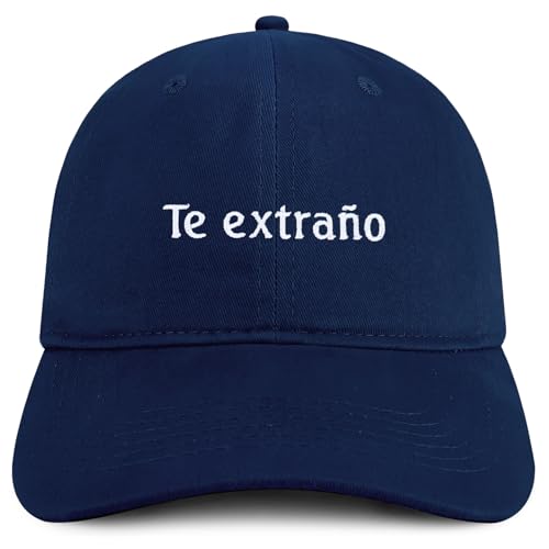 Trendy Apparel Shop Te extrano Embroidered Cotton Low Profile Dad Hat