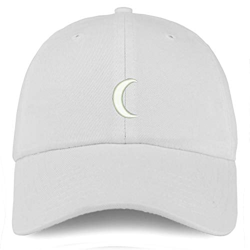 Trendy Apparel Shop Youth Crescent Moon Unstructured Cotton Baseball Cap