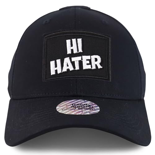 Trendy Apparel Shop Hi Hater Hook and Loop Patch Tactical Baseball Cap