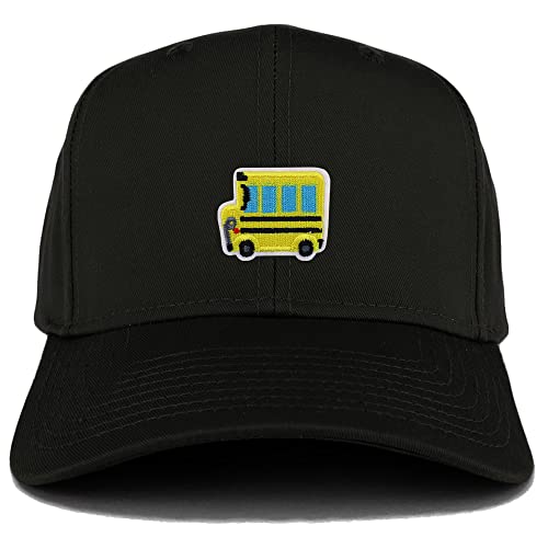 Trendy Apparel Shop School Bus Patch Structured Baseball Cap