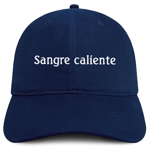Trendy Apparel Shop Sangre Caliente Embroidered Cotton Low Profile Dad Hat