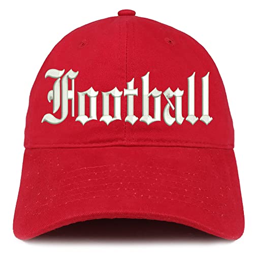 Trendy Apparel Shop Old English Football Low Profile Soft Cotton Baseball Cap
