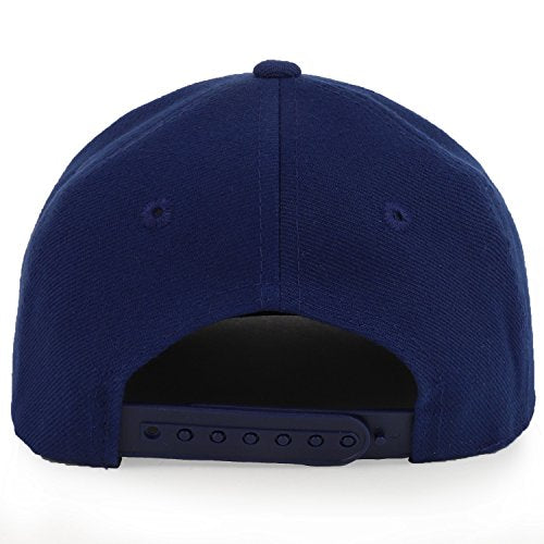 Trendy Apparel Shop Infant to Toddler Kid's Plain Structured Flatbill Snapback Cap