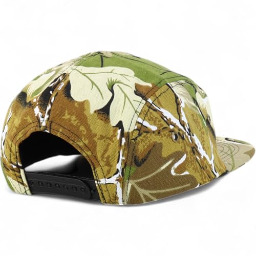 Trendy Apparel Shop 5 Panel Camouflage Printed Camper Style Cap