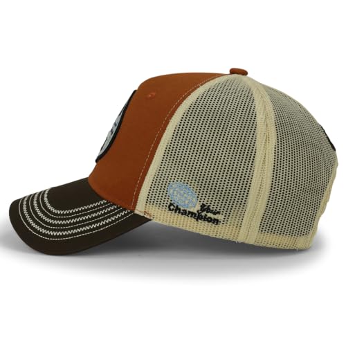 Trendy Apparel Shop Champion Embroidered Snapback Trucker Cap