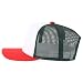 Trendy Apparel Shop 5 Panel Structured Trucker Cap with Mexico Flag Design Undervisor