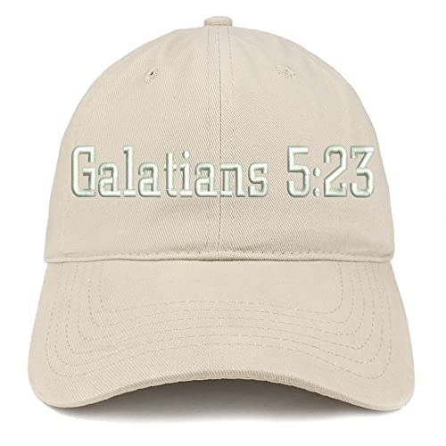 Trendy Apparel Shop Galatians 5:23 Low Profile Soft Cotton Baseball Cap
