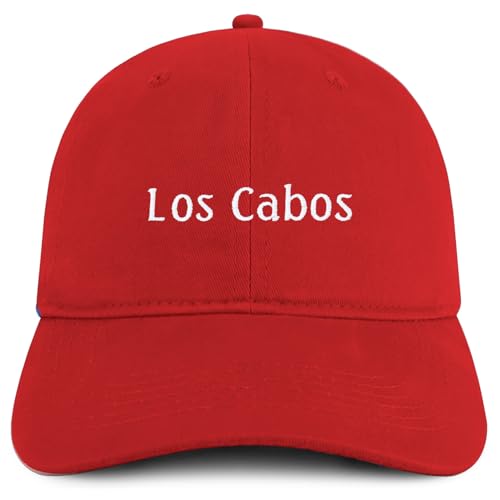 Trendy Apparel Shop Los Cabos Embroidered Cotton Unstructured Low Profile Dad Hat