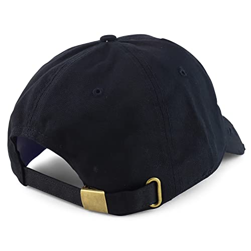 Trendy Apparel Shop Oversized XXL Frayed Unstructured Soft Crown Cotton Dad Hat