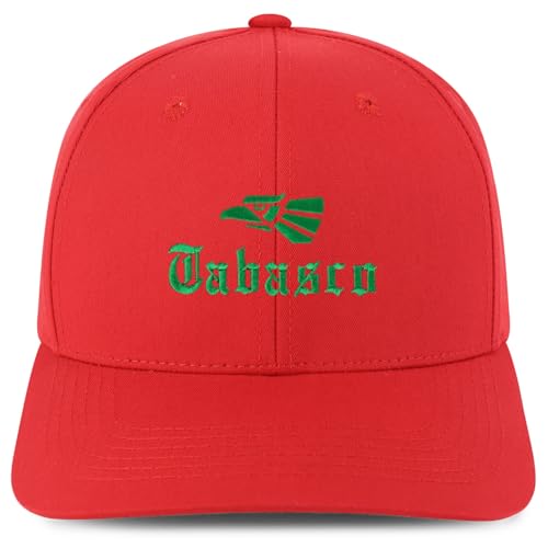 Trendy Apparel Shop Tabasco Mexico State Embroidered 6 Panel Snapback Baseball Cap