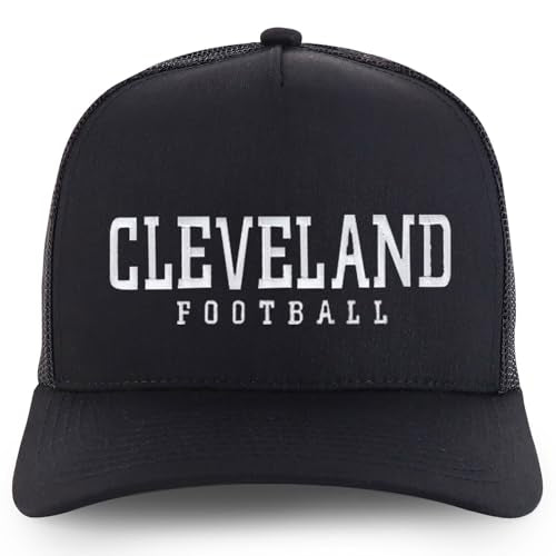 Trendy Apparel Shop Cleverland Embroidered 5 Panel Snapback Trucker Cap