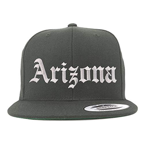 Trendy Apparel Shop Arizona State Old English Embroidered Flatbill Snapback