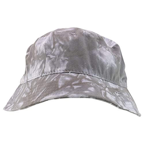 Trendy Apparel Shop Plain 100% Cotton Tie Dyed Patterned Summer Bucket Hat