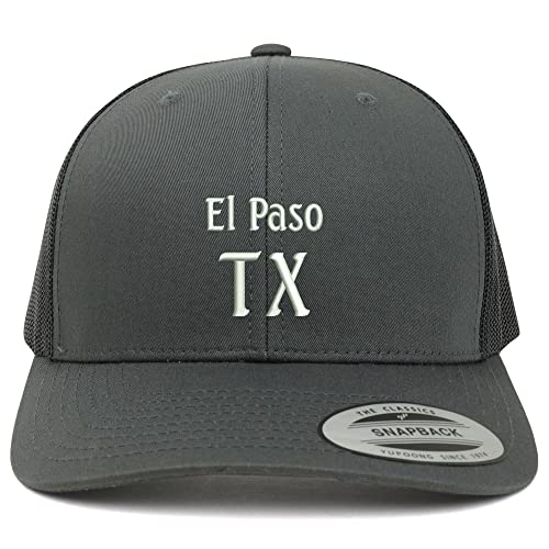 Trendy Apparel Shop El Paso TX Embroidered Retro Fit Trucker Mesh Cap