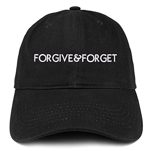 Trendy Apparel Shop Forgive and Forget Low Profile Soft Cotton Baseball Cap