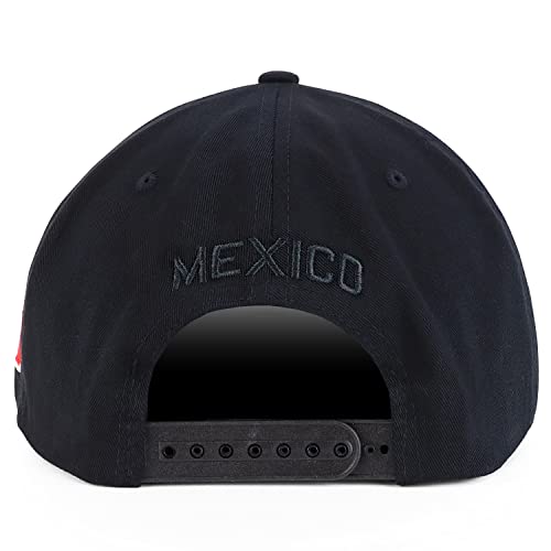 Hecho En Mexico Eagle 3D Embroidered Flat Bill Snapback Cap
