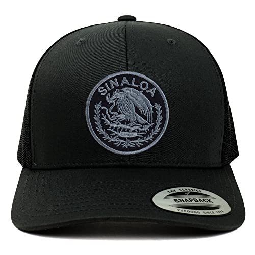 Trendy Apparel Shop Sinaloa Mexico Patch 6 Panel Trucker Mesh Cap