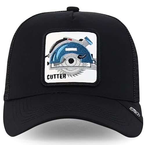Trendy Apparel Shop 5 Panel Structured Tool Theamed Design Trucker Cap