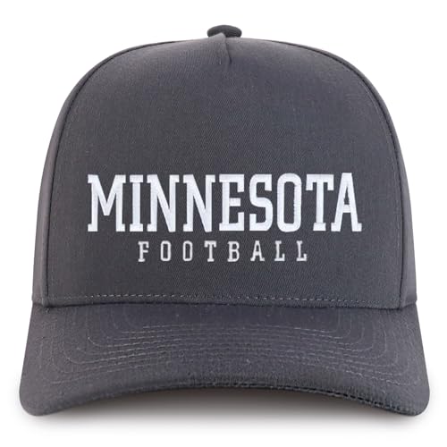 Trendy Apparel Shop Minnesota Embroidered 5 Panel Structured Baseball Cap