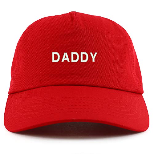 Trendy Apparel Shop Daddy Embroidered 5 Panel Unstructured Soft Crown Baseball Cap