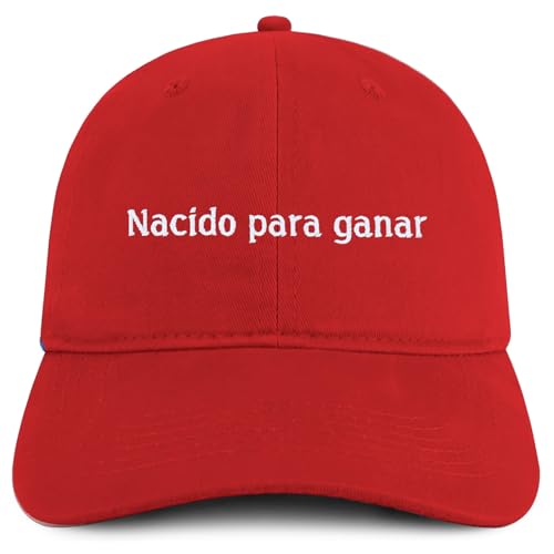 Trendy Apparel Shop Nacido para ganar Embroidered Cotton Low Profile Dad Hat