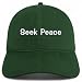 Trendy Apparel Shop Seek Peace Embroidered Cotton Unstructured Low Profile Dad Hat