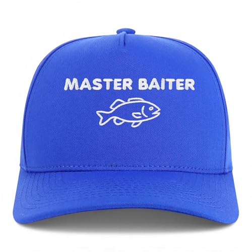 Trendy Apparel Shop Master Baiter Embroidered 5 Panel Structured Baseball Cap