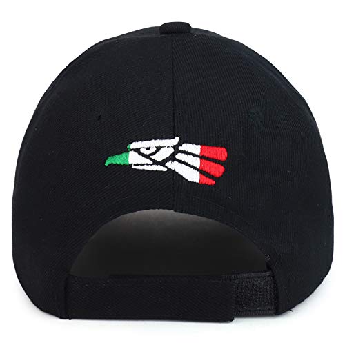 Trendy Apparel Shop Hecho en Mexico Eagle 3D Embroidered Adjustable Baseball Cap