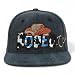 Trendy Apparel Shop Rodeo Design Embroidered Washed Cotton Flat Bill Snapback Cap