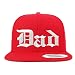 Trendy Apparel Shop DAD Old English Embroidered Flatbill Snapback
