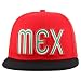 Trendy Apparel Shop Mexico Eagle Embroidered Laser Punching Mesh Back Flatbill Snapback Cap