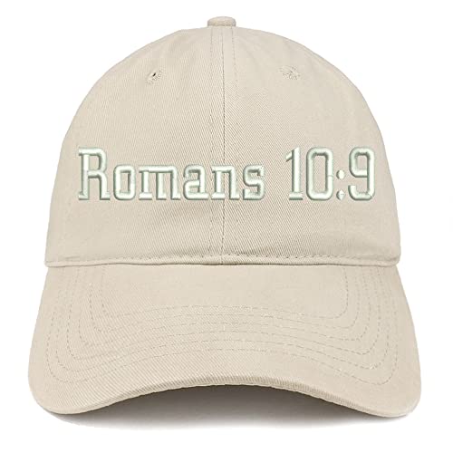 Trendy Apparel Shop Romans 10:9 Low Profile Soft Cotton Baseball Cap